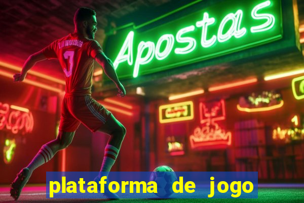 plataforma de jogo nova pagando